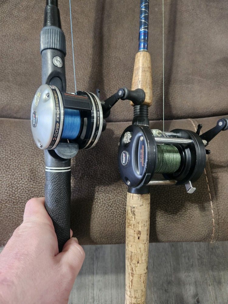 Fishing Combos Conventional Baitcaster Casting Reels Rods Poles