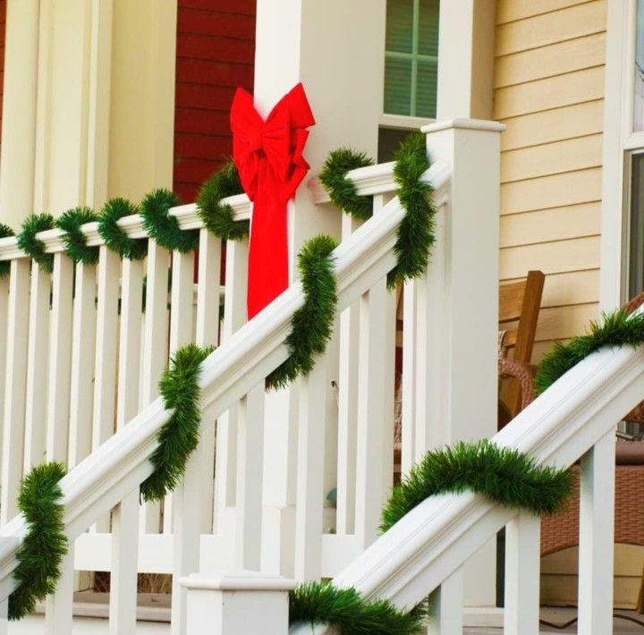 54Ft Greenery Christmas Rattan,Artificial Outdoor Christmas Garland,DIY Christmas Rattan for Outdoor Indoor Home Stairs Fireplace Christmas Party New 