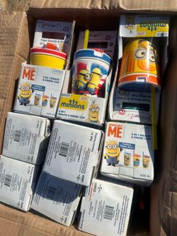 $5 each Minions snackeez jr. 2 in 1 snack & drink cup