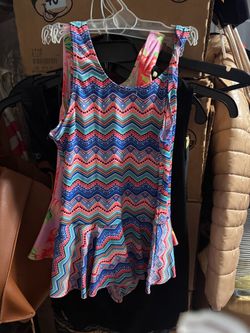 Girls One Piece Swimsuit Toddler Bathing Suit Toddler Swimsuit Girl size 11/12