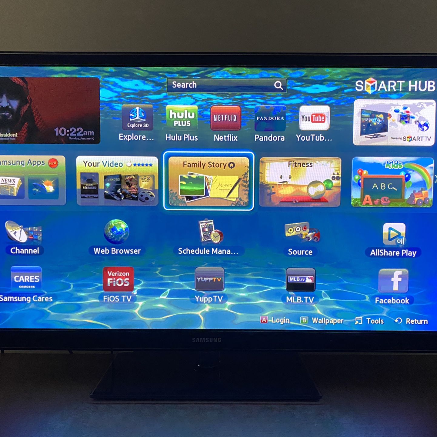 Samsung Series 5+ 550 Plasma TV With 2 Pair of 3D Active Glasses
