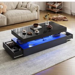 New, Led Coffee Table ( Scratches 