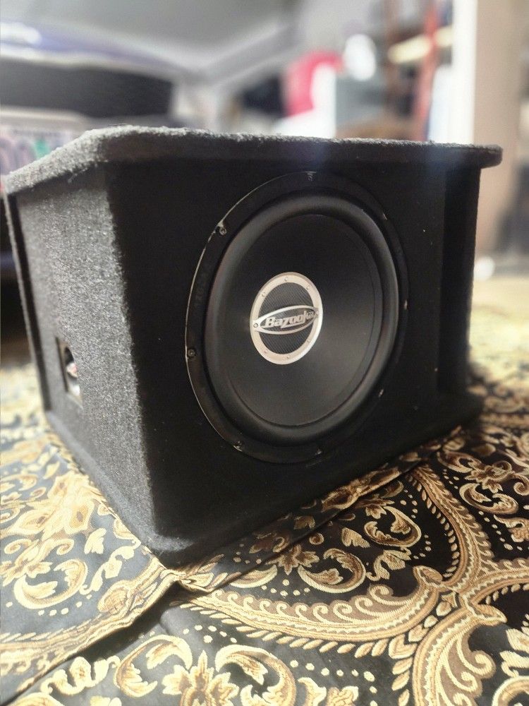 12inch Bazooka Subwoofer In Scar Enclosure