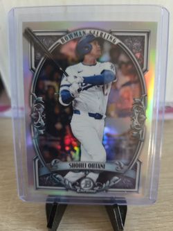 Dodgers  Shohei  Ohtani  Refractor  Card