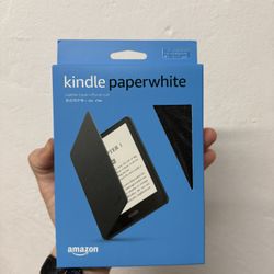 Amazon Kindle Paperwhite Case (11th Generation), Thin and Light, Foldable Protective Cover - Leather