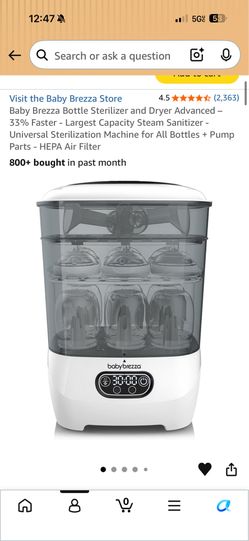 Baby Brezza sterilizer and drier