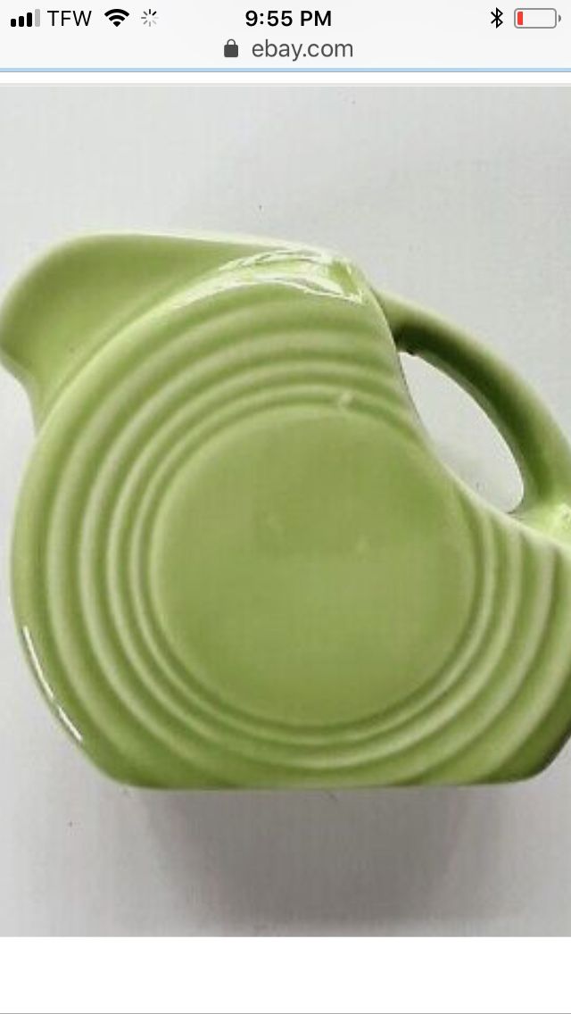 Fiesta Vintage Fiesta Mini Disc Pitcher Light Green