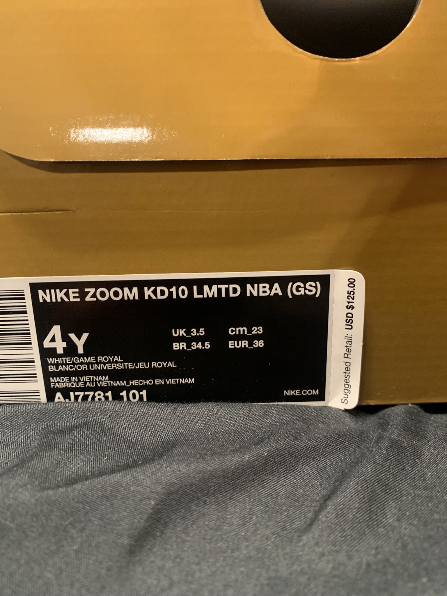 KD 10 Brand New Sz 4y