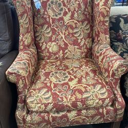 Multicolor Wingback Chair