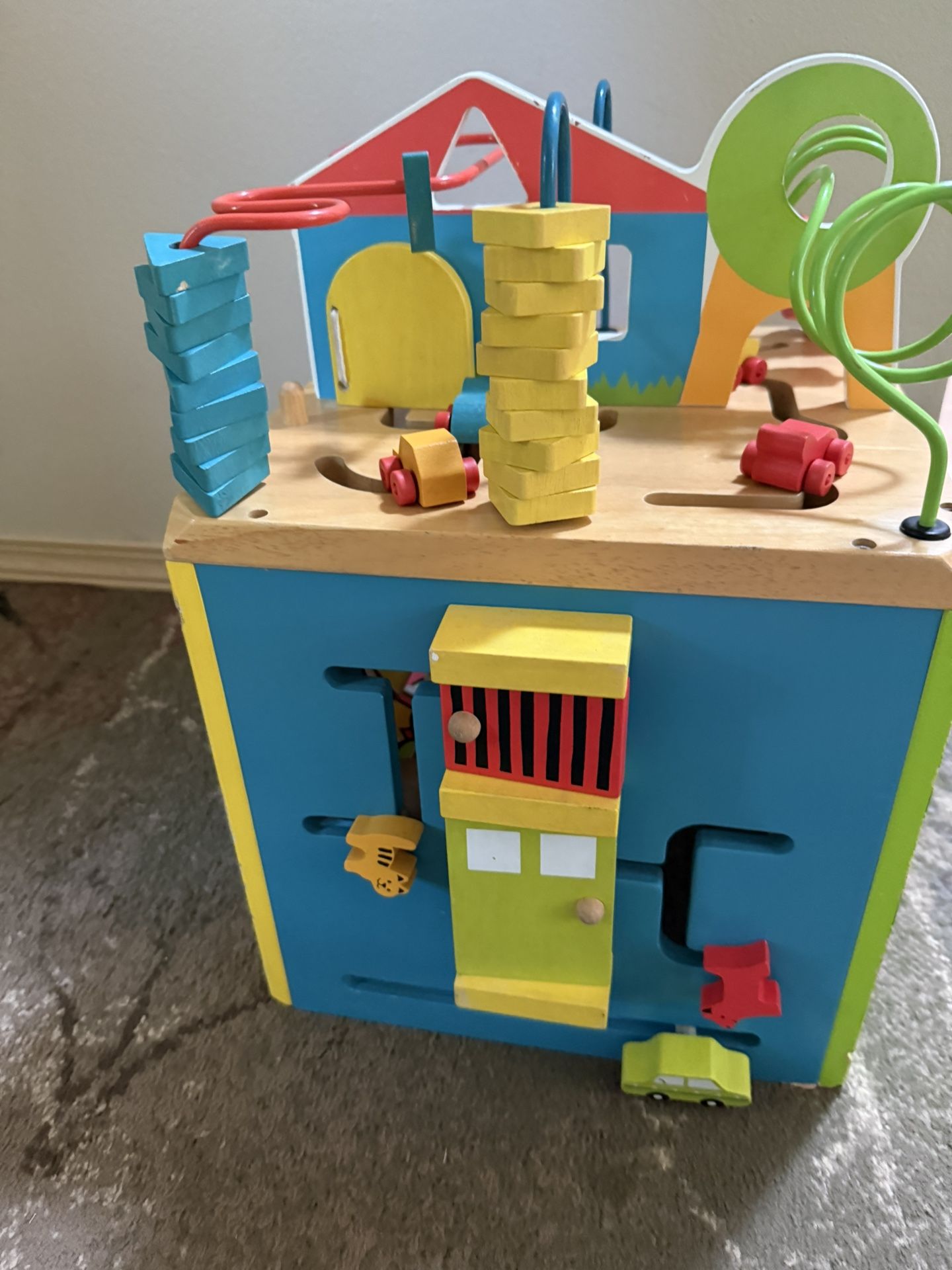 Toddler Large Wooden Play Cube