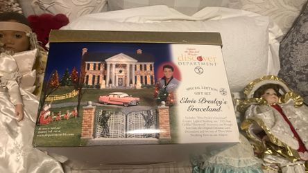 Elvis Dept. 56 Graceland Special Edition Christmas Snow Village 