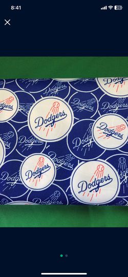 Dodgers Circle Fabric 60 wide