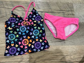 Cat & Jack 4/5 Girls 2 Piece Bathing Suit