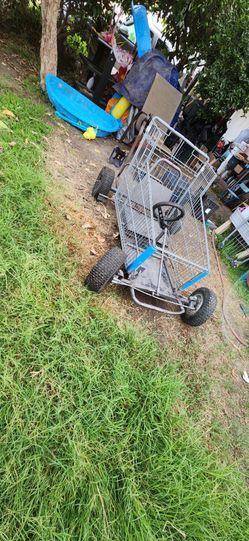 Custom shopping cart go kart roller