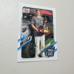 2021 TOPPS BASEBALL CARD # 198 - COREY SEAGER - LOS ANGELES DODGERS