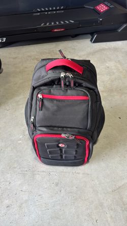 6 Pack Fitness Voyager Meal Prep / Gym Backpack – Black & Red