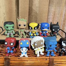 Marvel Avengers and More Funko Pop Lot of 10