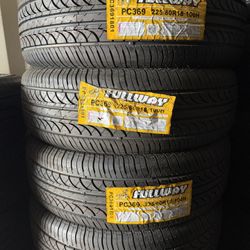225-60-18 (4) New All Season Tires Installed 50,000 Miles Free Rotations $330 
