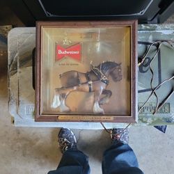 Late Vintage Budweiser Beer Sign