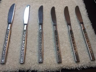 Maria Grande Stainless Steel Dinner Knives Set of 6