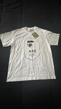 BAPE A Bathing Ape Graphic T-Shirt White