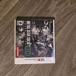 Metal Gear 3ds