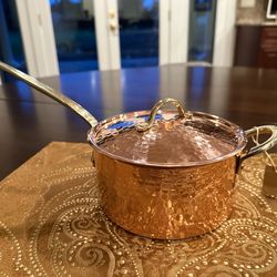 2 qt copper sauce pan
