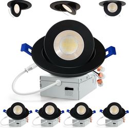 Wafer light 4” ajustable 360-90 grados pack 4