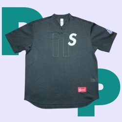 Supreme S Logo Baseball Henley (Large)