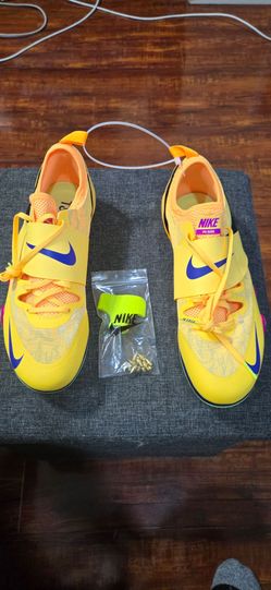 Nike Pole Vault Elite Track & Field Spikes FZ9649-800 Citron Pulse Men’s Size 13