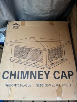 Chimney Cap 21.6 x 21.6 x 2.3 Inch New  I Have 30x26x2.3