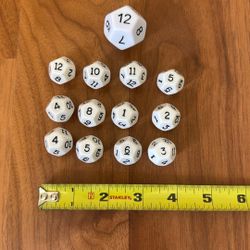 12-sided Dice - Set Of 13