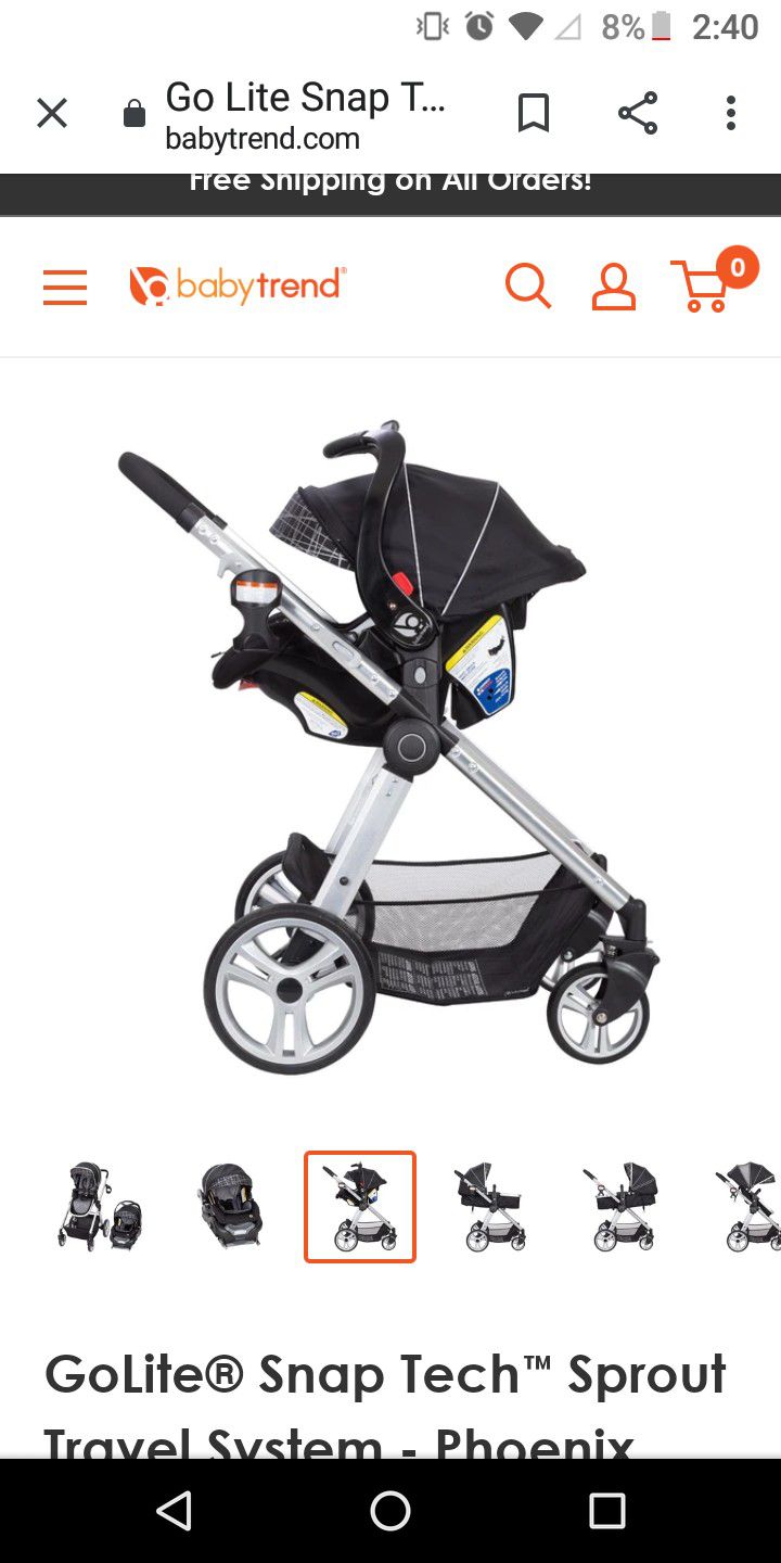 Snap and go Car Seat + Stroller Combo