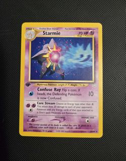 Starmie First 1st Edition Neo Revelations Pokemon Card 25/64