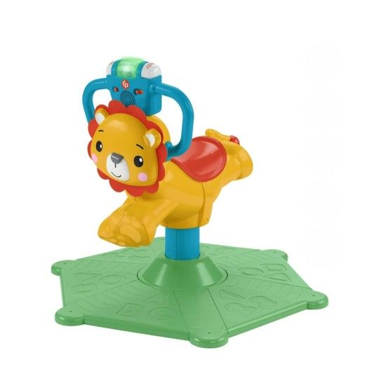 Fisher Price Bounce And Spin Lion