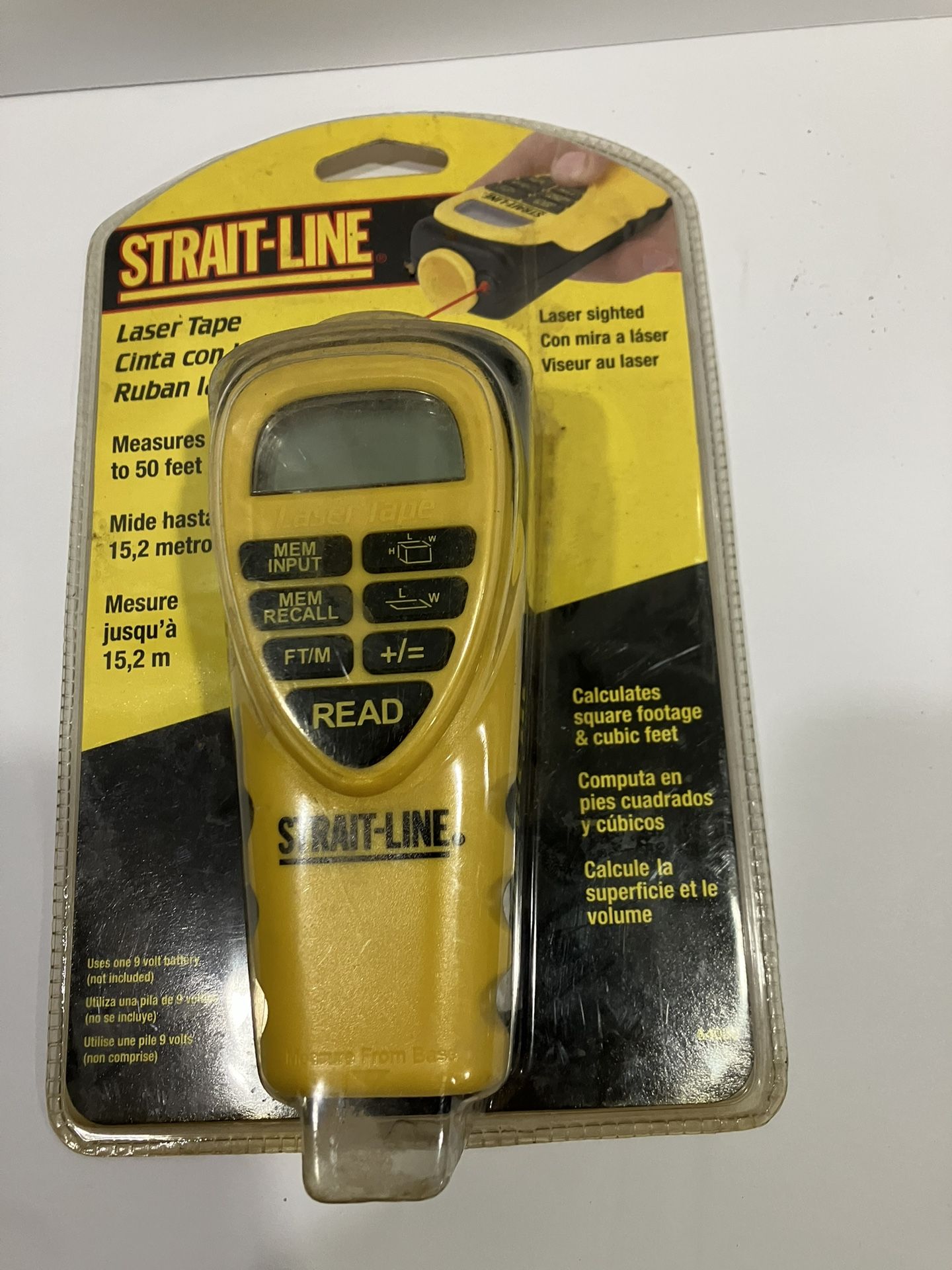 Straight-Line Laser Tape