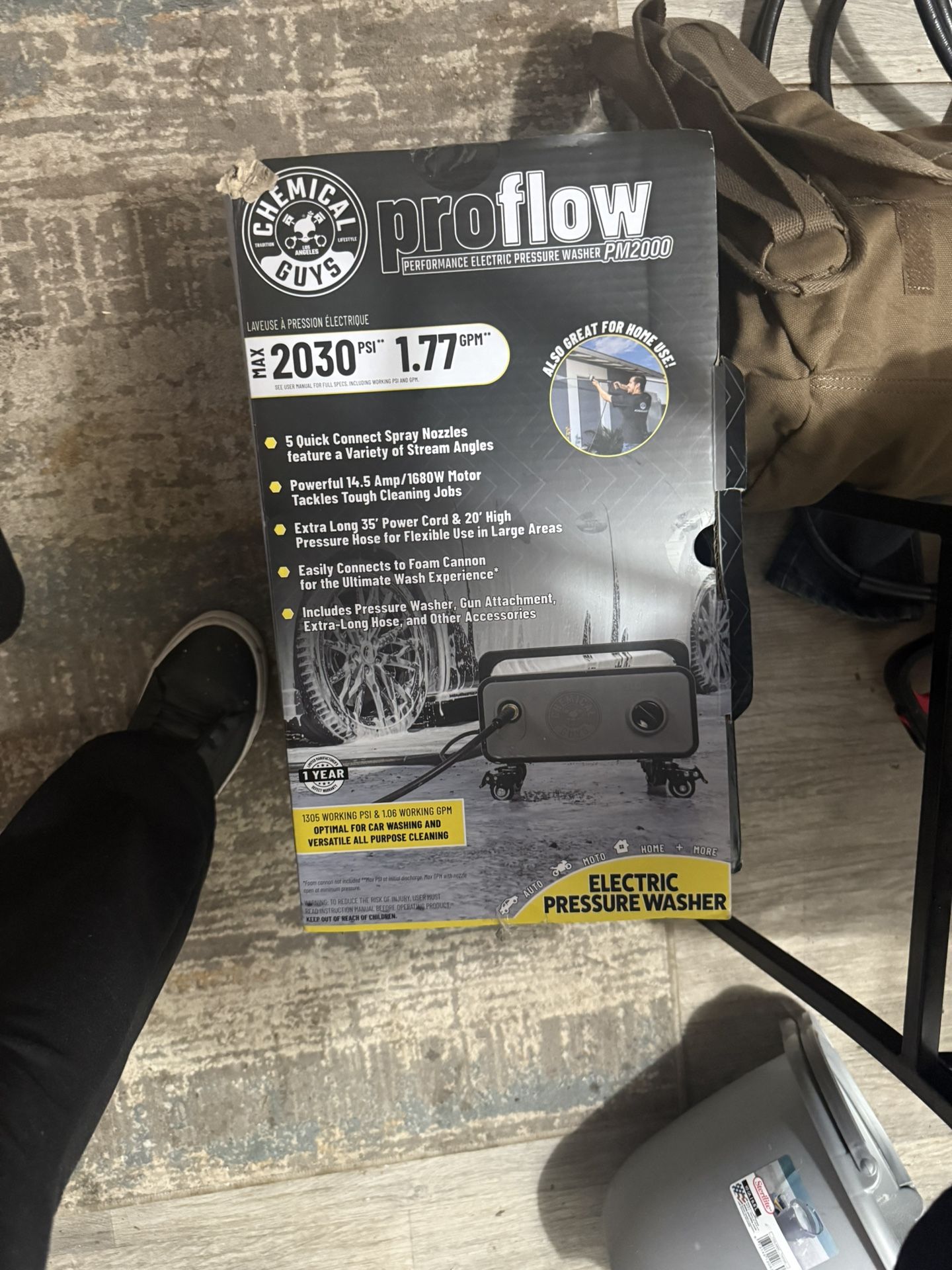Pressure Washer: Chemical Guys ProFlow PM2000 Performance Electric Pressure Washer