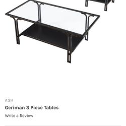 Ashley 3 Piece Coffee End Table Set
