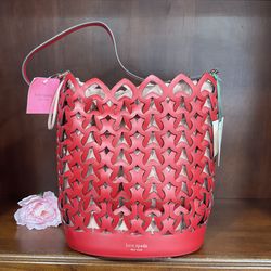 Kate Spade New York - Woven Cherry Red