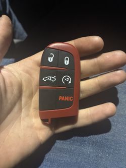 Dodge SRT 2019-2022 5-Btn SK —RED, Full Power(M3N- (contact info removed)2)—0EM