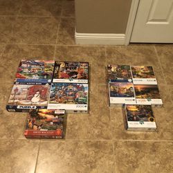 Jigsaw Puzzles, Like New! All Complete! 10 For 2000 And 5 For 1000. Pick Up By Anttem In  Henderson. 