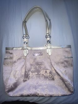 Purple Coach Purse