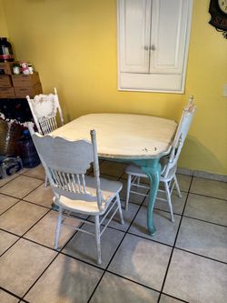 Shabby Chic Dining Table Set