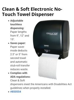 Waxie Hands Free Towel Dispenser NEW READ DEALS