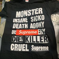 Supreme Tee Monster Size S (deadstock ) 