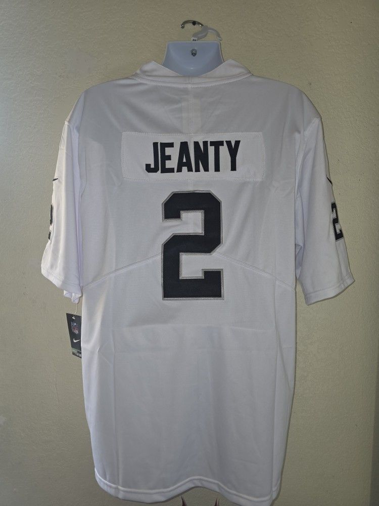 New Men's Raiders Jeanty White Jerseys Stitched