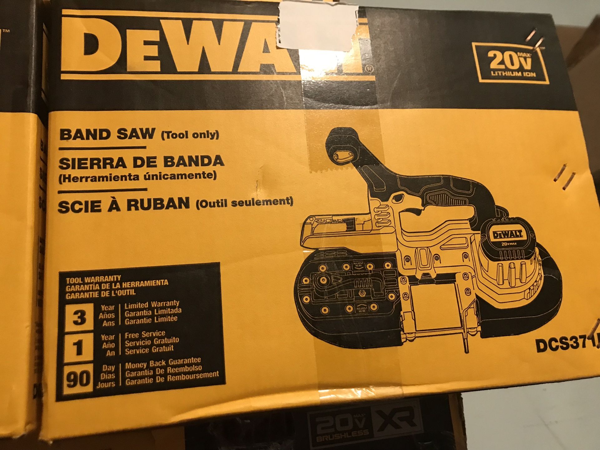 Dewalt Band Saw New