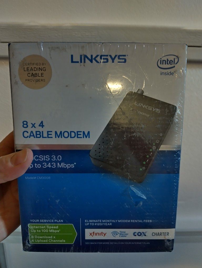 Linksys Cable Modem New In Box 