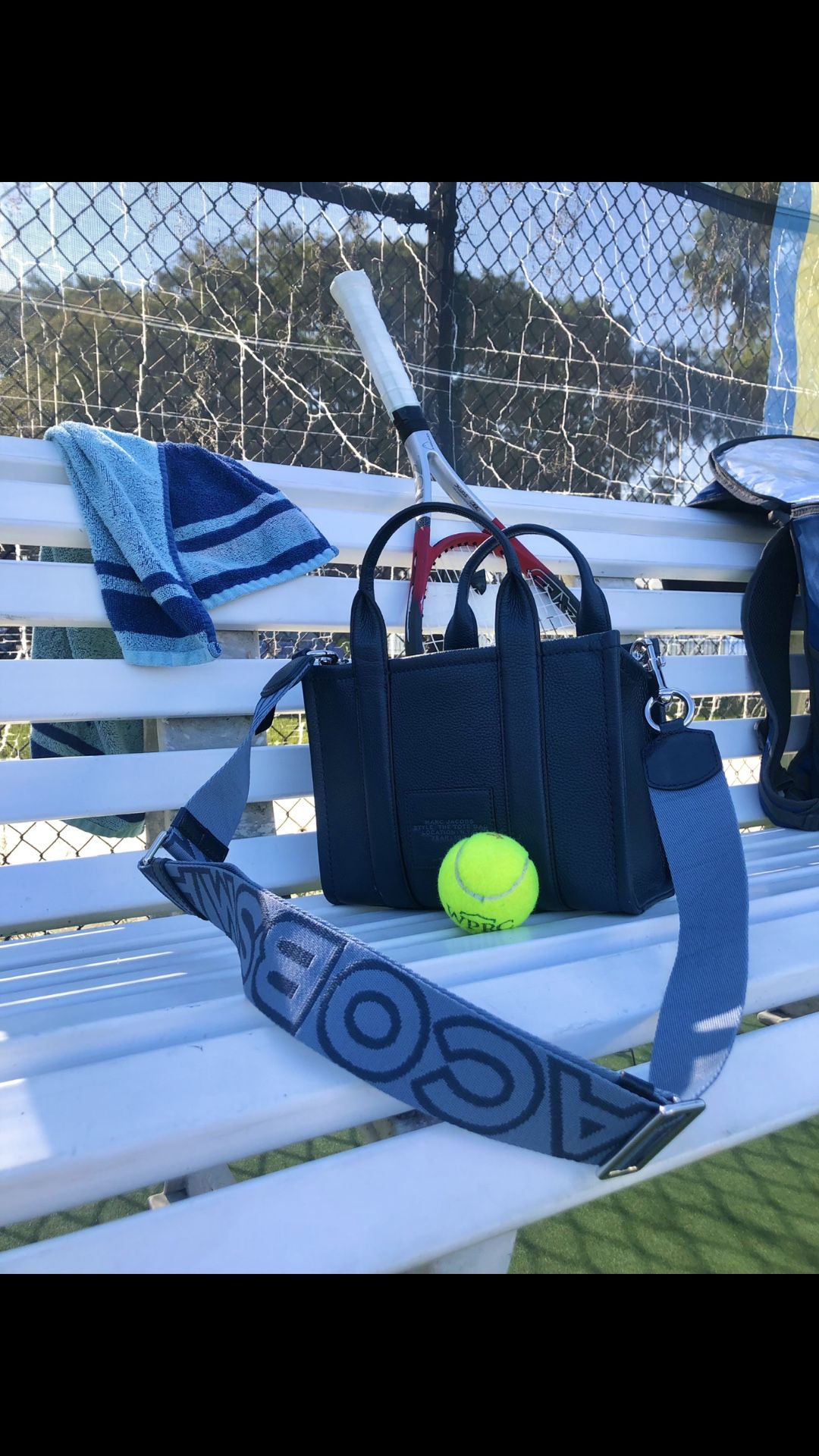 Authentic Marc Jacobs Leather Tote Bag Small