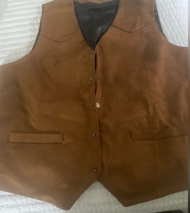 Suede Vest